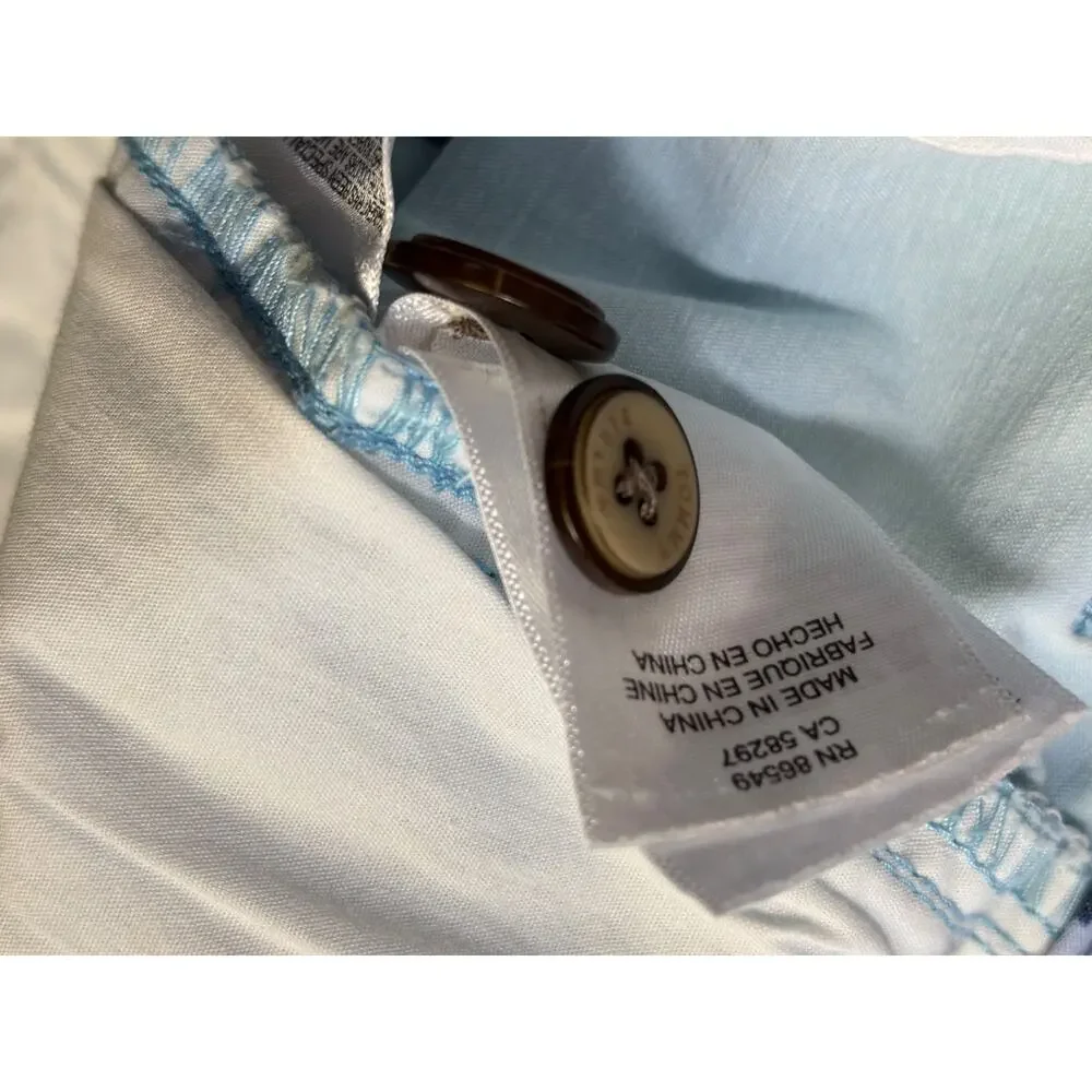 Tommy Bahama Casual Chino Shorts Mens Size 40 Light Blue Golf